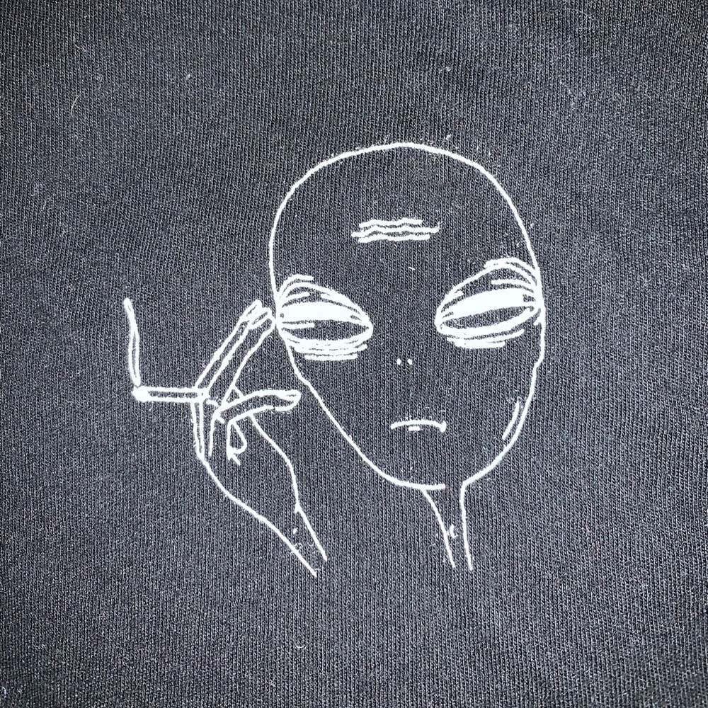 RARE Brandy Melville Alien Shirt